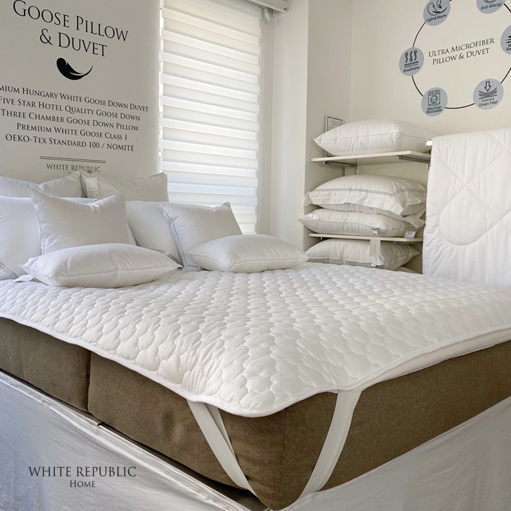 [Family Sale] FL) Hotel Mattress Protector with band WH K _01~08